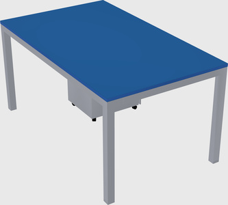 Rectangular desk