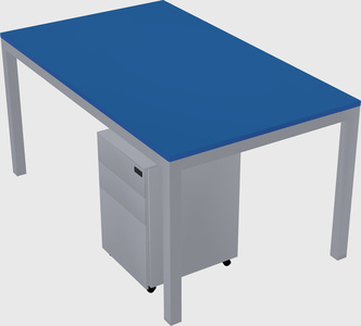 Rectangular desk