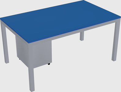 Rectangular desk