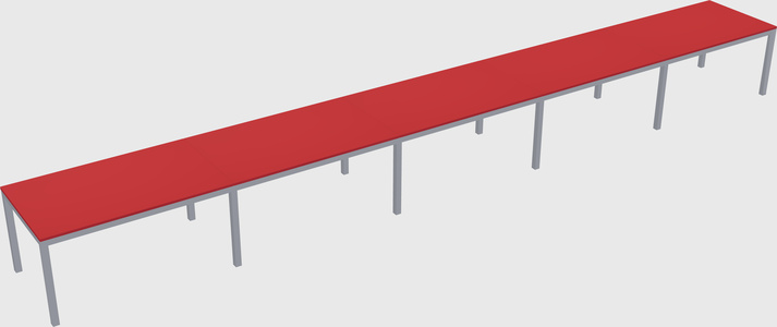 Rectangular desk
