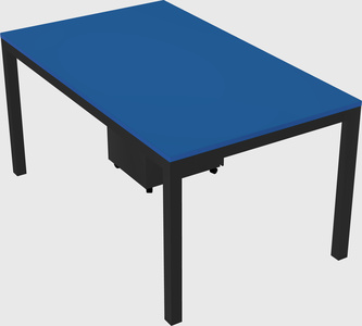 Rectangular desk
