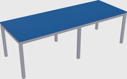 Rectangular desk