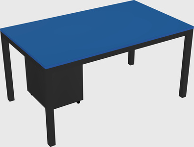 Rectangular desk