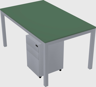 Rectangular desk