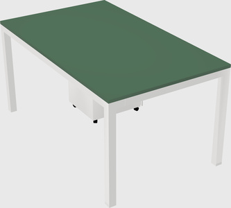 Rectangular desk