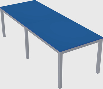 Rectangular desk
