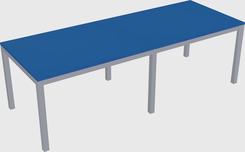 Rectangular desk