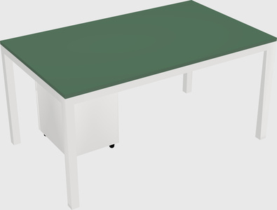 Rectangular desk