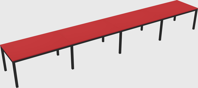 Rectangular desk