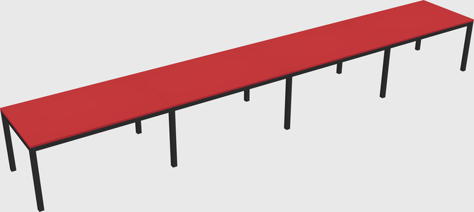 Rectangular desk