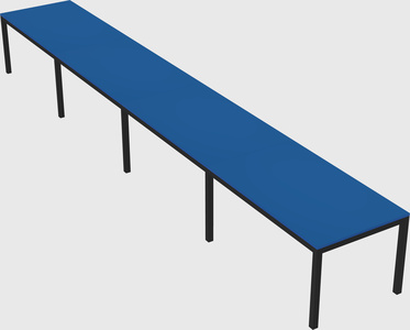 Rectangular desk