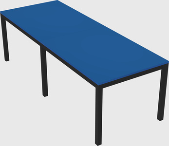 Rectangular desk