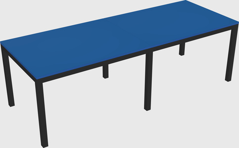 Rectangular desk