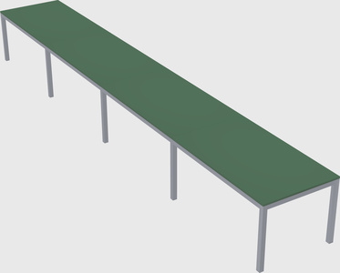 Rectangular desk