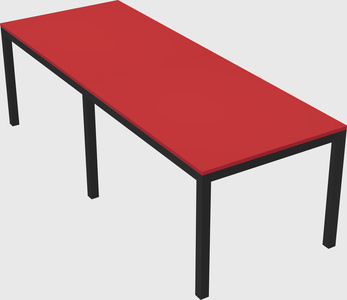 Rectangular desk