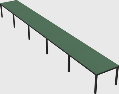 Rectangular desk