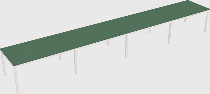 Rectangular desk