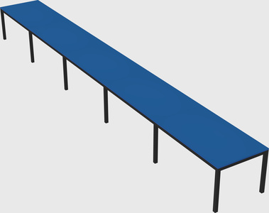 Rectangular desk