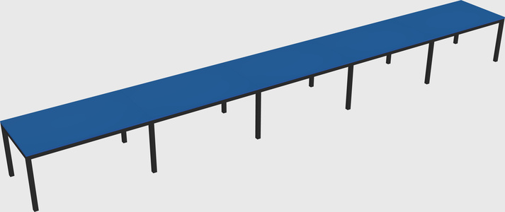 Rectangular desk