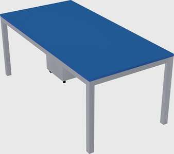 Rectangular desk