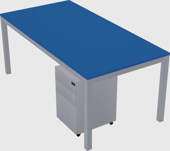 Rectangular desk