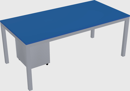 Rectangular desk