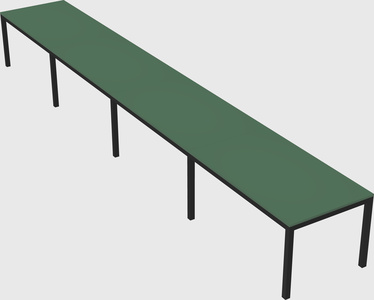 Rectangular desk