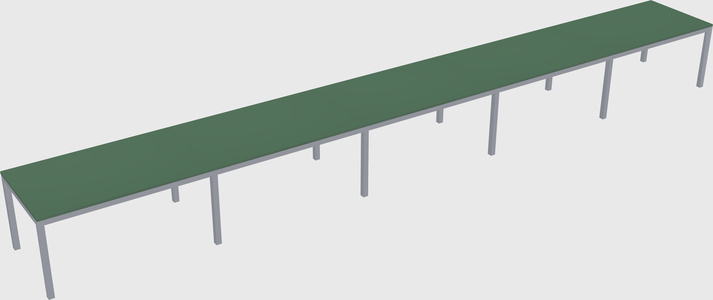 Rectangular desk