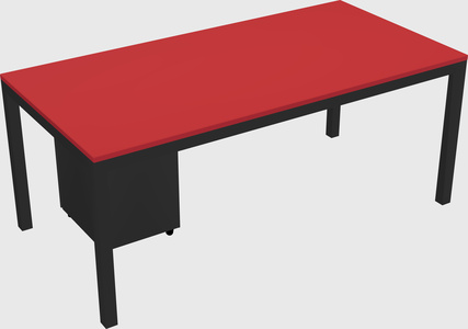 Rectangular desk