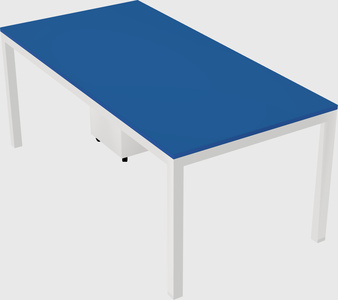 Rectangular desk