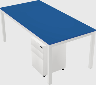 Rectangular desk
