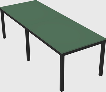 Rectangular desk