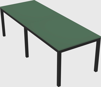 Rectangular desk