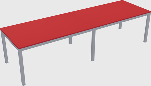Rectangular desk