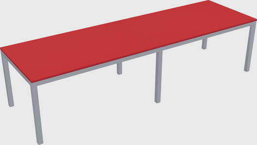 Rectangular desk