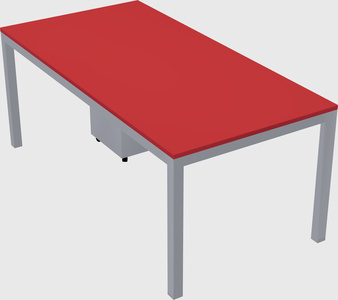 Rectangular desk