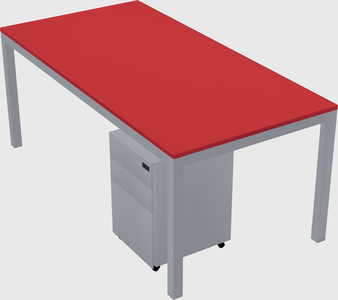 Rectangular desk