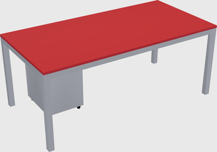 Rectangular desk