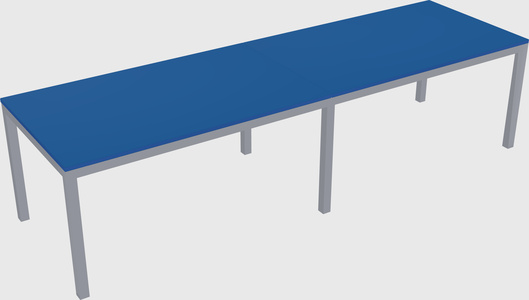 Rectangular desk