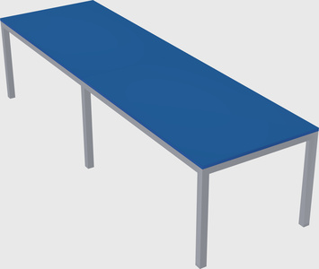 Rectangular desk