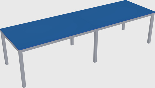 Rectangular desk