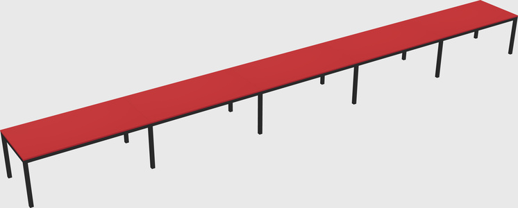 Rectangular desk