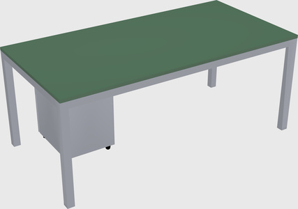 Rectangular desk