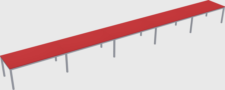 Rectangular desk