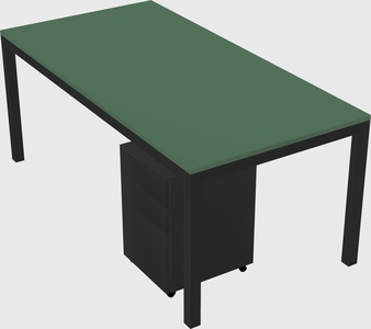 Rectangular desk
