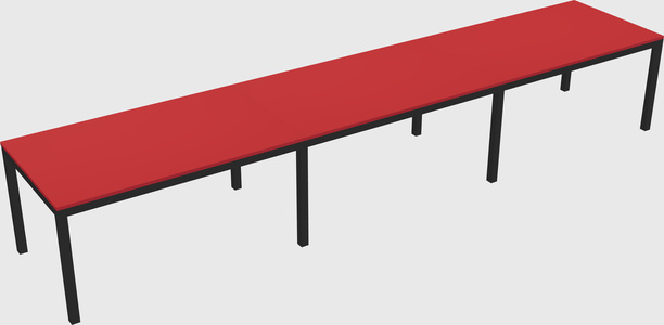 Rectangular desk