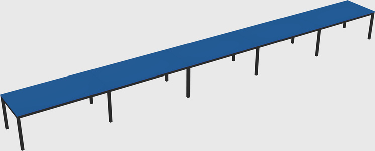 Rectangular desk
