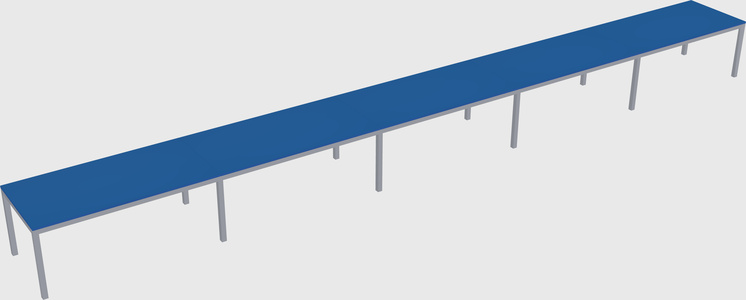 Rectangular desk
