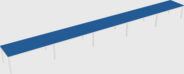 Rectangular desk
