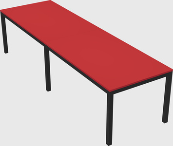 Rectangular desk
